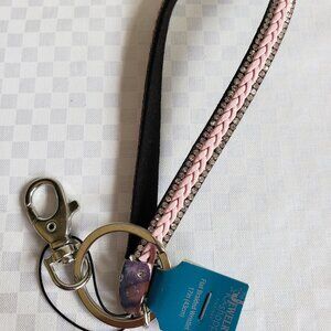 Jewelry Shoppe Flat Braided Wristlet - Rhinestones - NWT